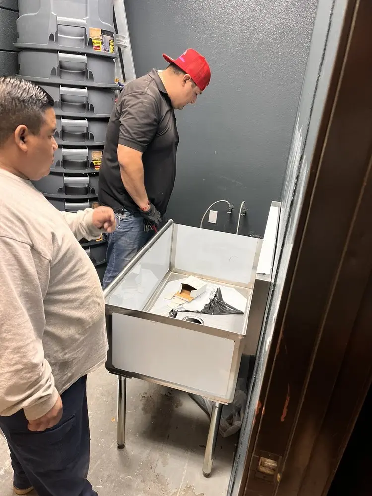 Commercial plumbing and sink installation in Colby Point