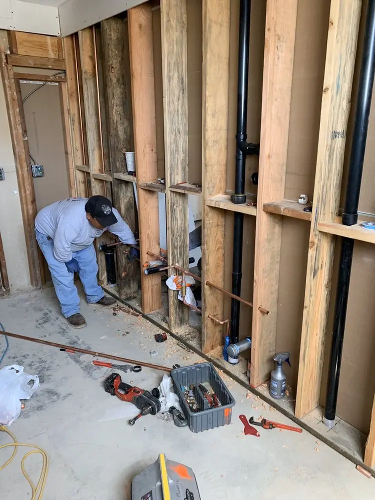 Commercial rough-in plumbing for Gas Line Repair in Colby Point